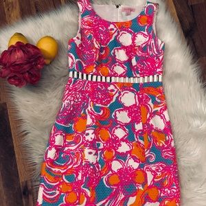 Lilly Pulitzer Iggy Cut-Out Shift Dress Size 0